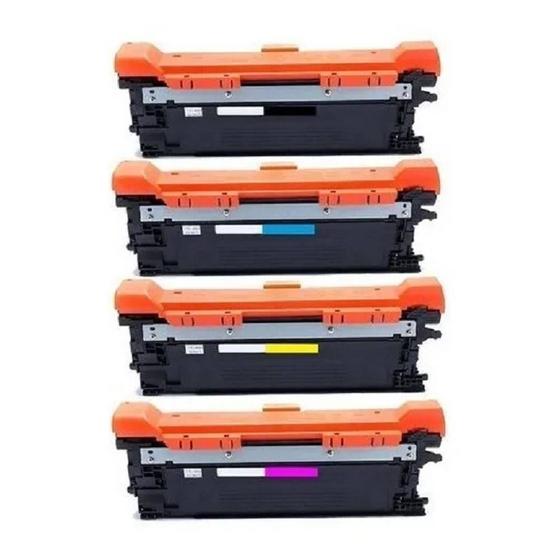 Imagem de Kit Toner Compatível Ce400a Ce401a Ce402a Ce403a 507a