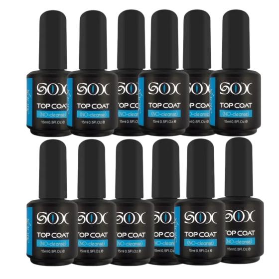 Imagem de Kit Top Coat Sioux 15ml C/ 12 Unidades