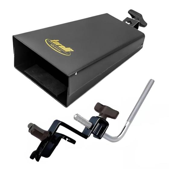 Imagem de Kit Torelli Cowbell 8'' To053 Com Clamp Para Aro Bumbo Ta421