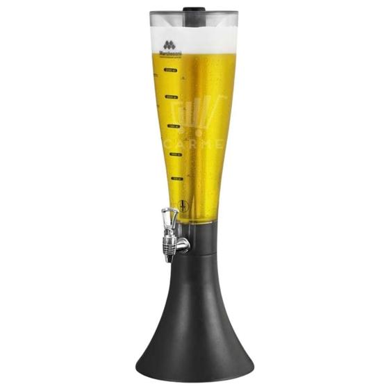 Imagem de Kit Torre de Chopp Marcbeer 3,5 Litros com Torneira Extra Marchesoni