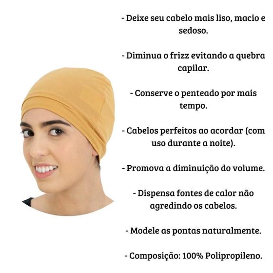 Imagem de Kit Touca Nero: 2 Unidades para Cabelos Lisos e Sedosos