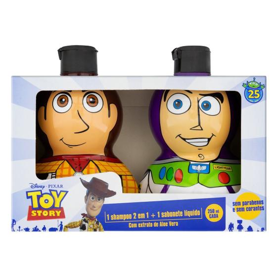 Imagem de Kit toy story (sh 2x1 250ml + sab liq 250ml) - woody e buzz