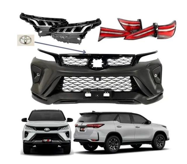 Imagem de Kit Transformação Toyota Hilux Sw4 2016 A 22 Diamond 2023 Com Emblema