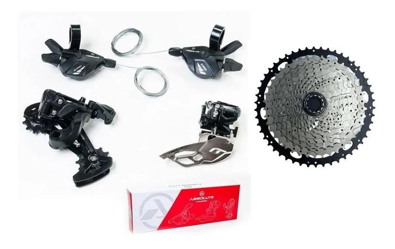 Imagem de Kit Transmissão Bicicleta Absolute A7 20V Com Cassete