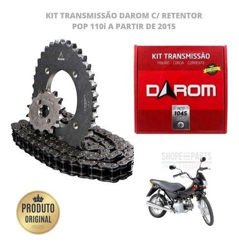 Imagem de Kit Transmissao Darom  Com Retentor Pop 110 I 15/