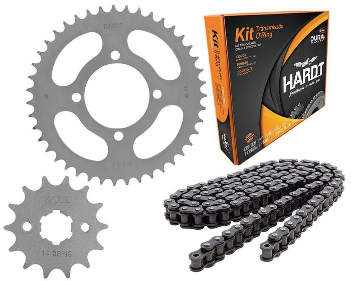 Imagem de Kit transmissão Hardt Ybr 125 Com Retentor