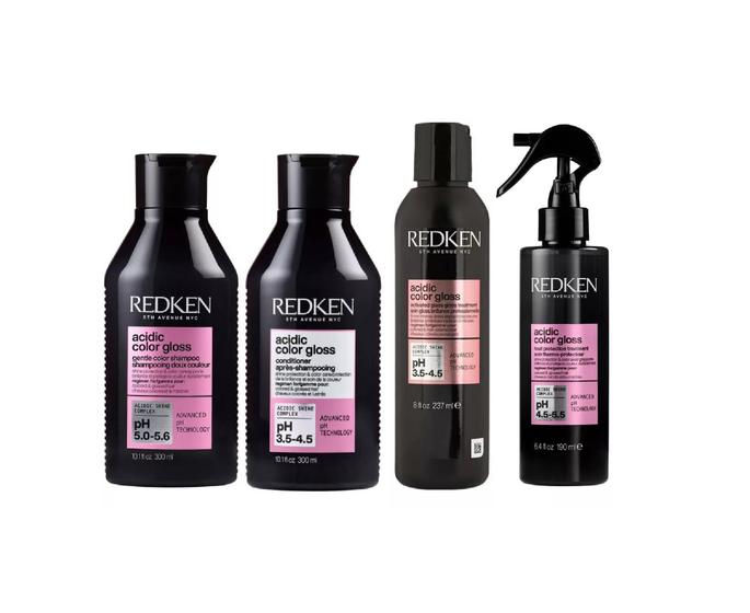 Imagem de Kit Tratamento Acidic Color Gloss Shamp+Cond+Soin+Spray
