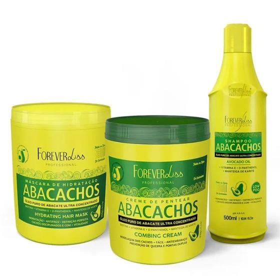 Imagem de Kit Tratamento Capilar com Abacate Abacachos Forever Liss