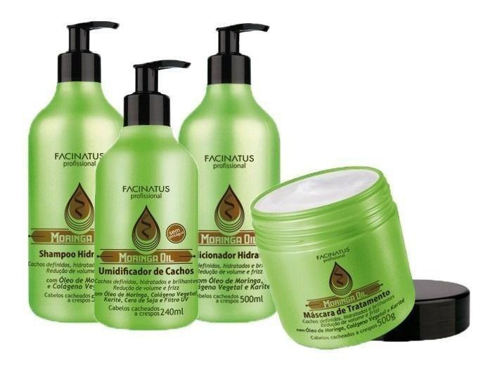 Imagem de Kit  Tratamento Capilar Moringa Oil - Para Cabelos Crespos e Cacheados