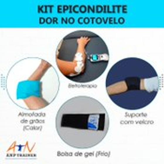 Kit Tratamento Epicondilite - Fisioterapia Em Casa- Cotovelo Menor preço em Kit Tratamento Epicondilite - Fisioterapia Em Casa- Cotovelo