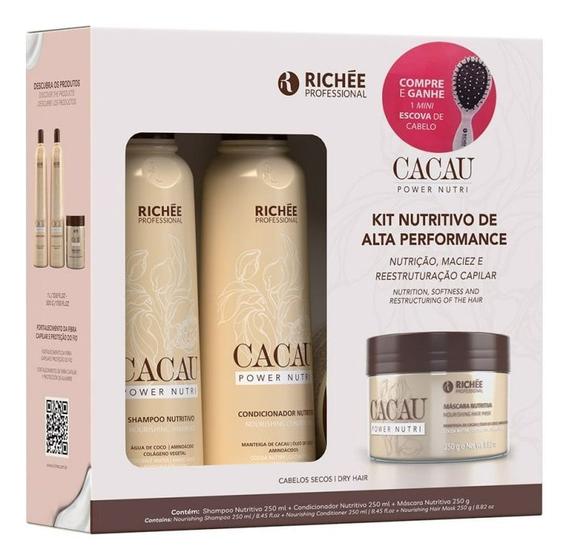 Imagem de Kit Tratamento  Nutritivo Profissional Cacau Power Richée