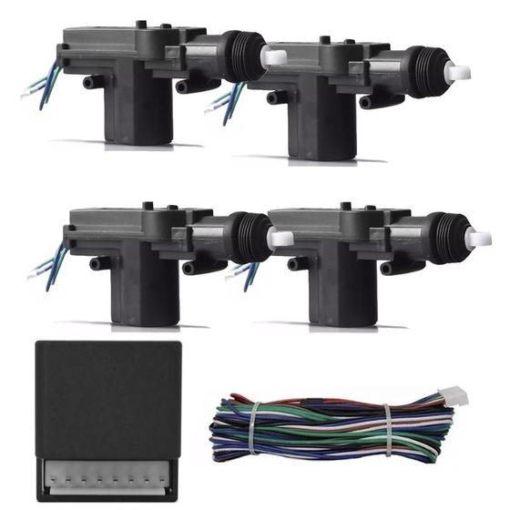 Kit Trava Eletrica 4 portas Dupla Serventia Universal Melhor Preço Atacado Menor preço em Kit Trava Eletrica 4 portas Dupla Serventia Universal Melhor Preço Atacado