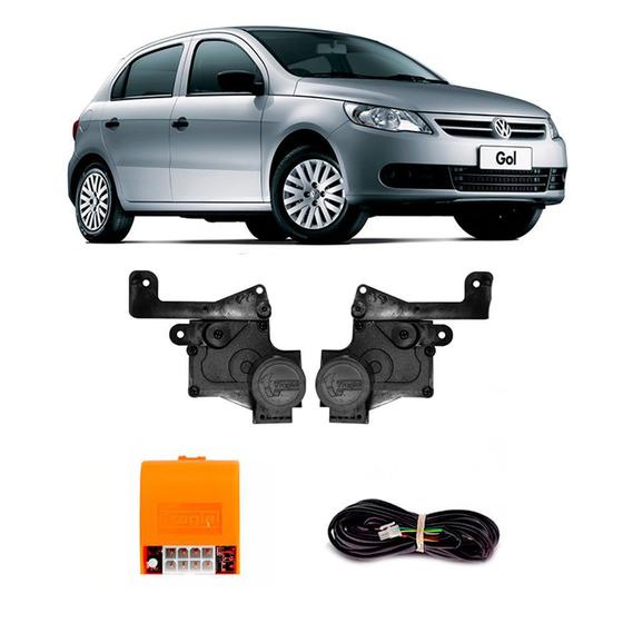 Imagem de Kit Trava Elétrica Específico Vw Fox 2010 em diante Vw Saveiro  Gol G5 G6 2 Portas