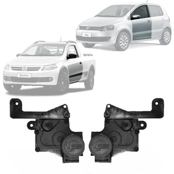 Imagem de Kit Trava Elétrica Tragial Volkswagen Saveiro G5, Fox e Gol G6 2 Portas 2010 a 2017