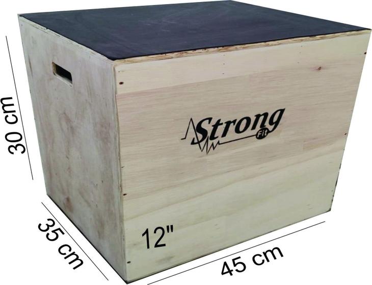 Imagem de Kit Treino Jump Box Plyo Box Exercício Funcional 16 + Escadinha