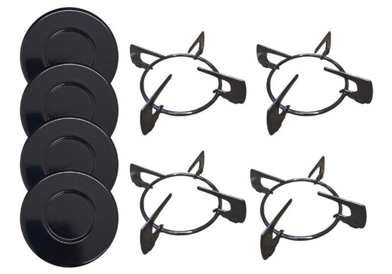 Kit Trempe e Espalhadores Fogão Cooktop Fischer 4 Bocas Menor preço em Kit Trempe e Espalhadores Fogão Cooktop Fischer 4 Bocas