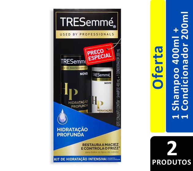 Kit Tresemmé Hidratação Profunda Shampoo 400ml + Condicionador 200ml é boa?