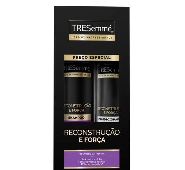 Imagem de Kit Tresemmé Reconstrução E Força Shampoo 350Ml + Condiciona