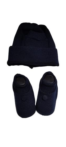 Imagem de Kit Tricot com Touca Luva e Sapatinho