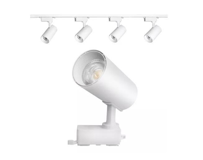 Imagem de Kit Trilho Eletrificado 1 Metro + 5 Spots De 7w Branco 6000k