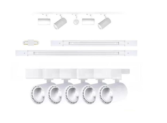 Imagem de Kit Trilho Eletrificado 2 Metro + 7 Spots De 7w Branco 6000k