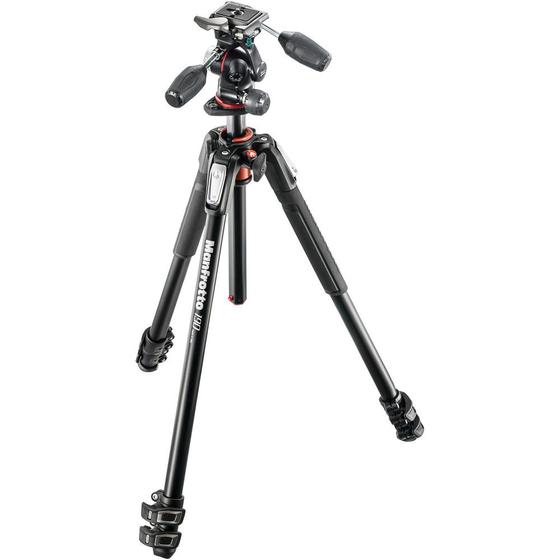 Imagem de Kit tripé + cabeça manfrotto mk190xpro3-3w - até 12kg