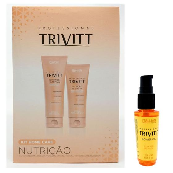 Imagem de Kit Trivitt Home Care Nutrição + Power Oil 30ml