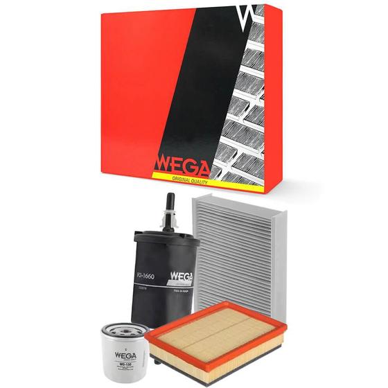 Kit Troca de Filtros Cobalt Onix Prisma Flex 2013 a 2020 Wega Imagem de Kit Troca de Filtros Cobalt Onix Prisma Flex 2013 a 2020 Wega
