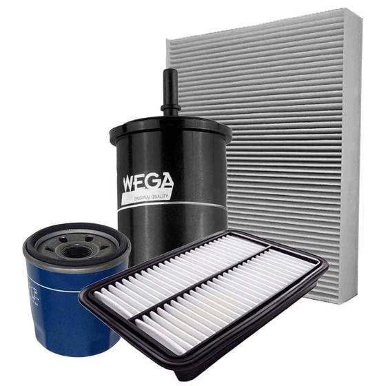 Imagem de Kit Troca de Filtros HB20 1.0 12V 2012 a 2024 Flex Wega