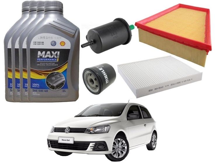 Imagem de Kit troca de filtros volkswagen gol g7 1.6 8v 2018 a 2020