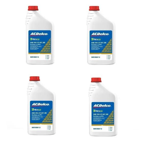 Kit troca de oleo 0w20 dexos1 cruze 2017 a 2022 gm 98553888 - ACDELCO ...