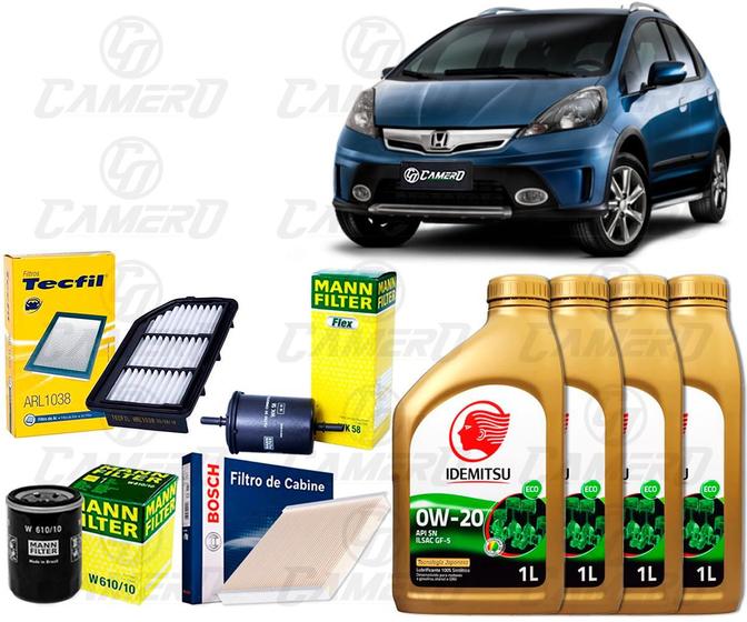 Kit Troca De Óleo 0w20 e Filtros Honda Fit Twist 1.5 2013 2014 - BOSCH ...