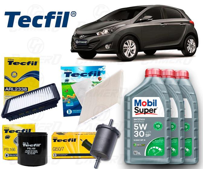 Kit Troca De Óleo 5w30 e Filtros Hyundai Hb20 e Hb20s 1.0 12v 2014 2015 Menor preço em Kit Troca De Óleo 5w30 e Filtros Hyundai Hb20 e Hb20s 1.0 12v 2014 2015