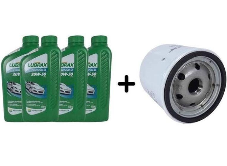 Kit troca de óleo c/ filtro fiat palio fiasa/marea/brava 20w50 lubrax + tm4 Menor preço em Kit troca de óleo c/ filtro fiat palio fiasa/marea/brava 20w50 lubrax + tm4