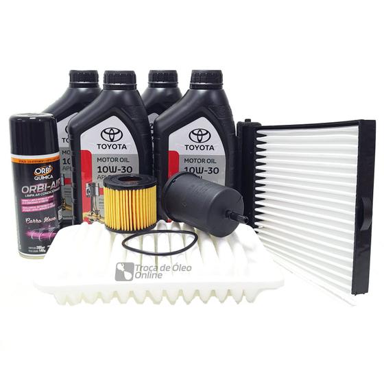 Kit Troca de Óleo Corolla 1.8 16v Gli 2012-2014 Flex / 2.0 16v Xei 2010-2013 Flex - 4 LT Toyota Menor preço em Kit Troca de Óleo Corolla 1.8 16v Gli 2012-2014 Flex / 2.0 16v Xei 2010-2013 Flex - 4 LT Toyota