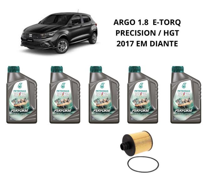 Imagem de Kit troca de oleo fiat cronos 1.8 selenia