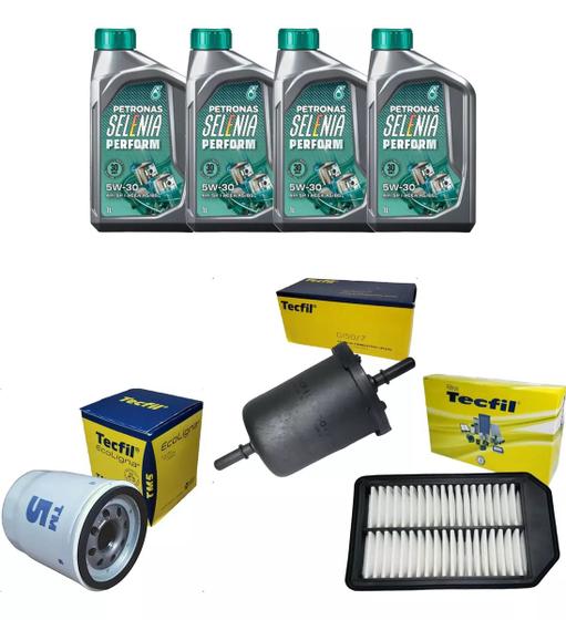 Imagem de Kit Troca De Oleo Filtros + Oleo 5w30 Hb20 Turbo 2019 A 2025