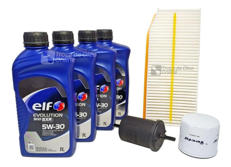 Kit Troca de Óleo Logan e Sandero 1.0 12v (3cil) - ELF 5W30 - RENAULT ...
