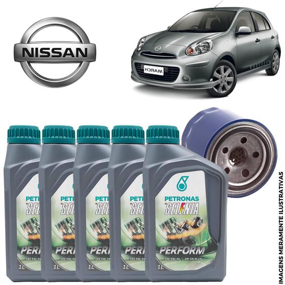 Kit troca de oleo Nissan March 1.6 16v Flex Menor preço em Kit troca de oleo Nissan March 1.6 16v Flex