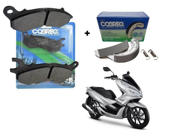Kit Troca Freios Pastilha Dianteira Cobreq + Lona Patim Freio Traseiro Cobreq Honda Pcx150 Pcx 150 Anos 2014 2015 2016 2017 Menor preço em Kit Troca Freios Pastilha Dianteira Cobreq + Lona Patim Freio Traseiro Cobreq Honda Pcx150 Pcx 150 Anos 2014 2015 2016 2017