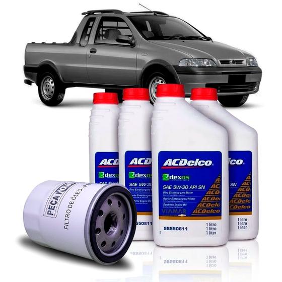Imagem de Kit Troca Oleo 15w-40 Api Sl Filtro De Nova Strada 2002 A 2020 Kit2054
