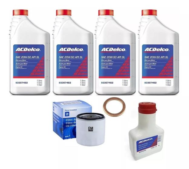 Kit Troca Oleo Aditivo Gasolina Original Chevrolet Cod.ref. 11023582 Celta corsa Classic Kit425 Menor preço em Kit Troca Oleo Aditivo Gasolina Original Chevrolet Cod.ref. 11023582 Celta corsa Classic Kit425