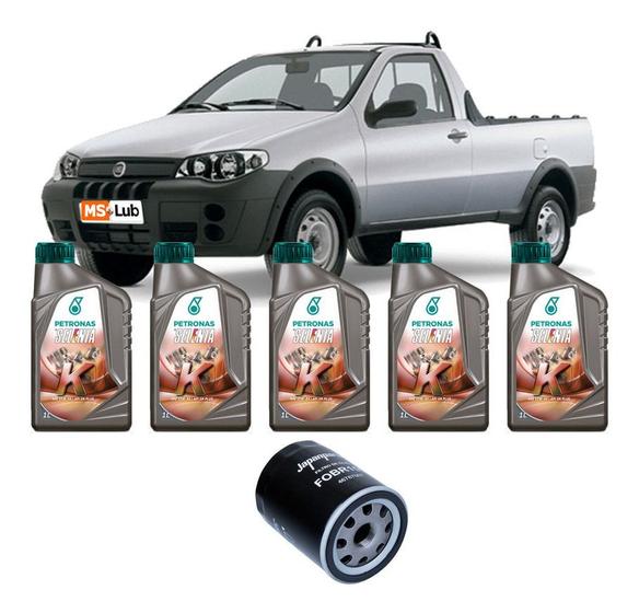 Imagem de Kit Troca Para Strada 1.6 8v Petronas Selenia K 15w40