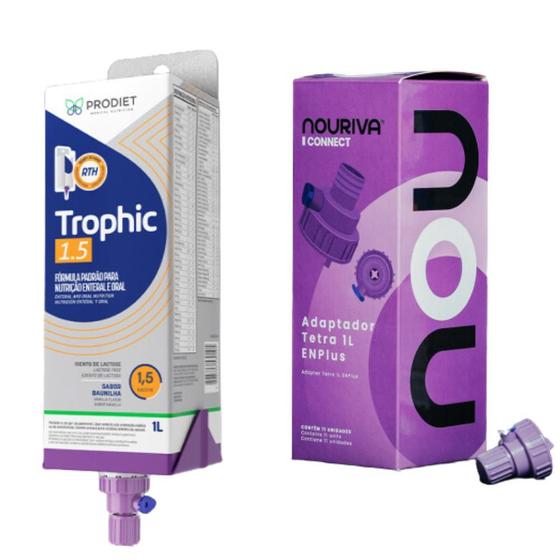 Imagem de Kit Trophic 1.5 Prodiet Rth 1000Ml + Adaptador Nouriva