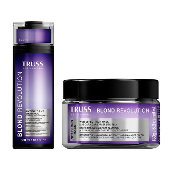 Imagem de Kit Truss Blond Revolution - Shampoo Antioxidante 300ml + Máscara 180g