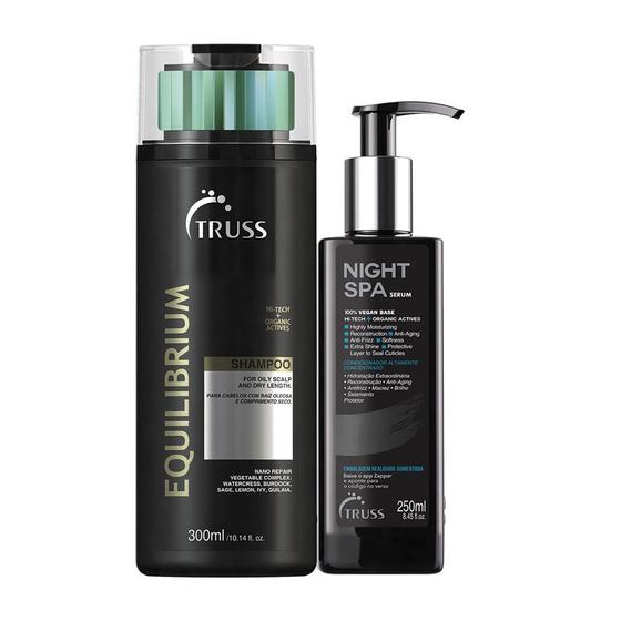 Imagem de Kit truss equilibrium shampoo + night spa  - 2 itens