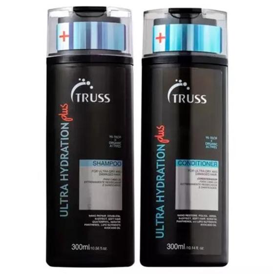 Imagem de Kit Truss - Shampoo Ultra Hydration Plus 300ml + Condicionador Ultra Hydration Plus 300ml.