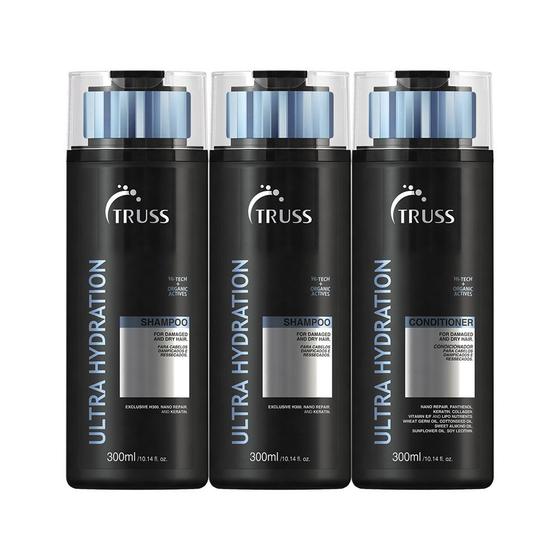 Imagem de Kit truss ultra hydration 2 shampoo + condicionador - 3 itens