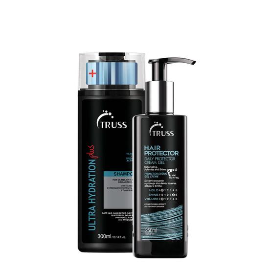 Imagem de Kit Truss Ultra Hydration Plus Shampoo e Hair Protector Leave-in Desembaraçante (2 produtos)