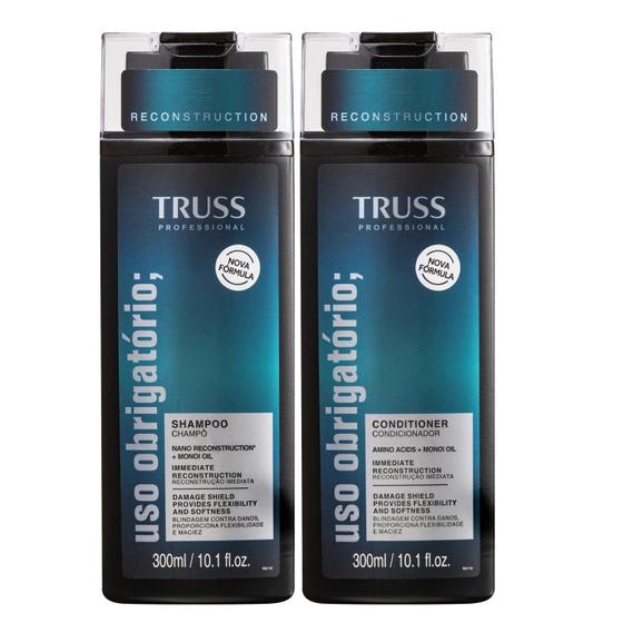 Kit TRUSS Uso Obrigatório Reconstruction Shampoo 300ml + Condicionador 300ml